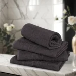 Luxury Charcoal Bath Towel – Soft & Absorbent 1 Piece - Image 2