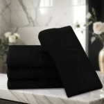 Premium Black Bath Towel - Image 4