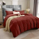 Rust Red Duvet Cover Set - Image 2