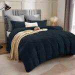 Black Duvet Cover Set – Modern Minimal Bedding for Hotels & Homes - Image 2