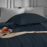 Black Duvet Cover Set – Modern Minimal Bedding for Hotels & Homes - Image 3