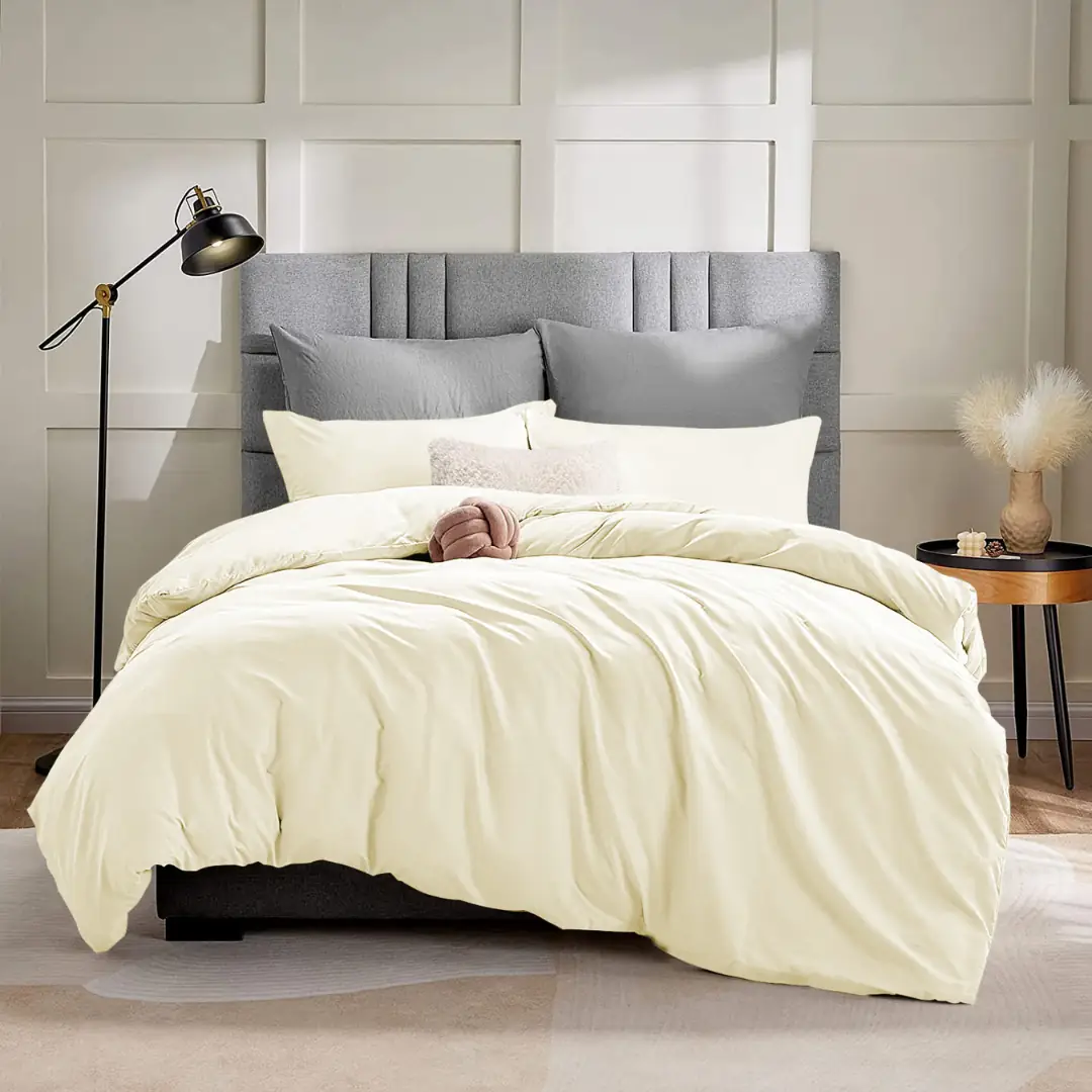 Untitled design - 2026-03-07T131642.591 Cream Duvet Cover Set - Image 1