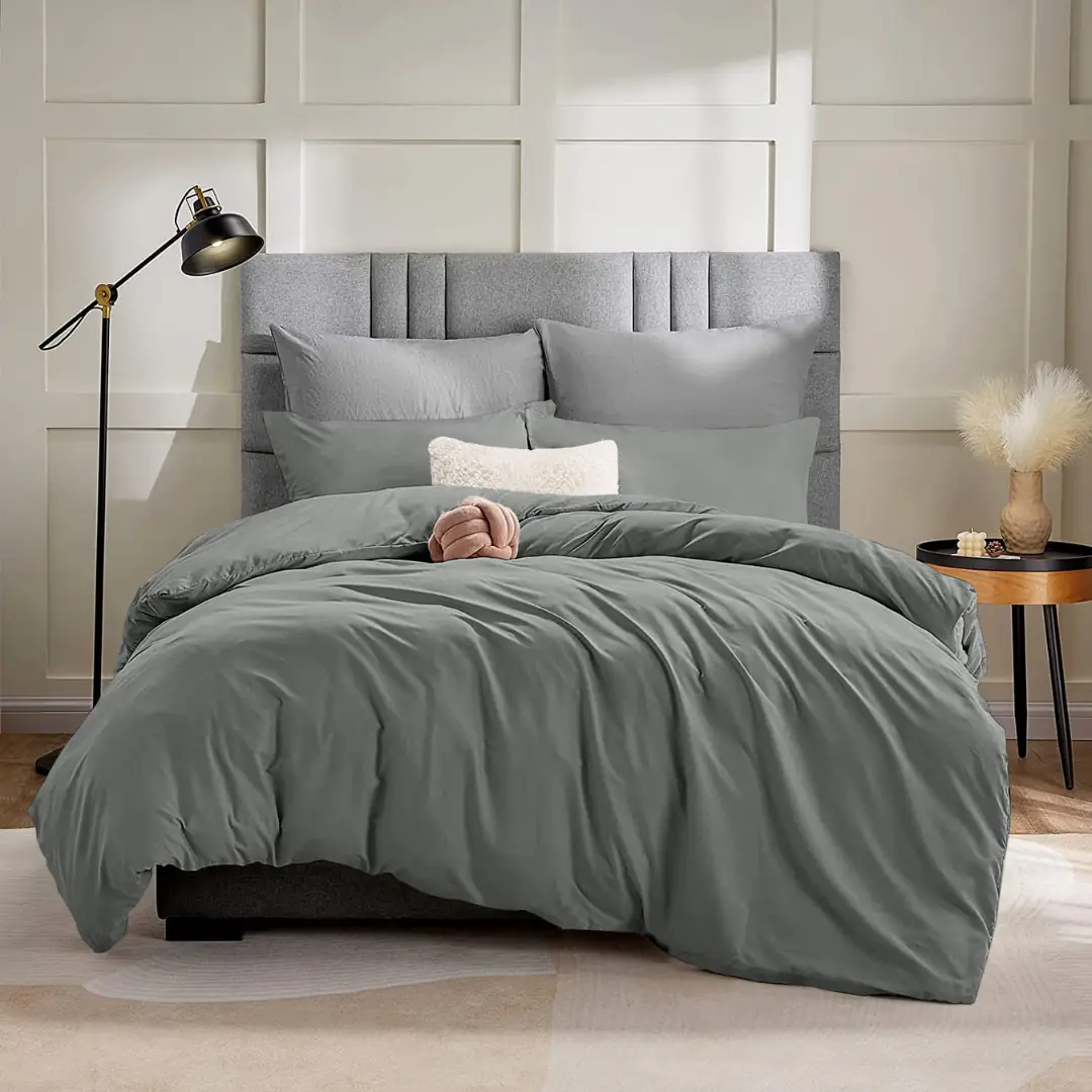 Untitled design - 2026-03-08T124703.454 Grey Duvet Cover Set - Image 1