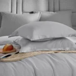 Premium Silver Duvet Cover Set – Luxury Modern Bedding for Hotels & Wholesale - Image 3