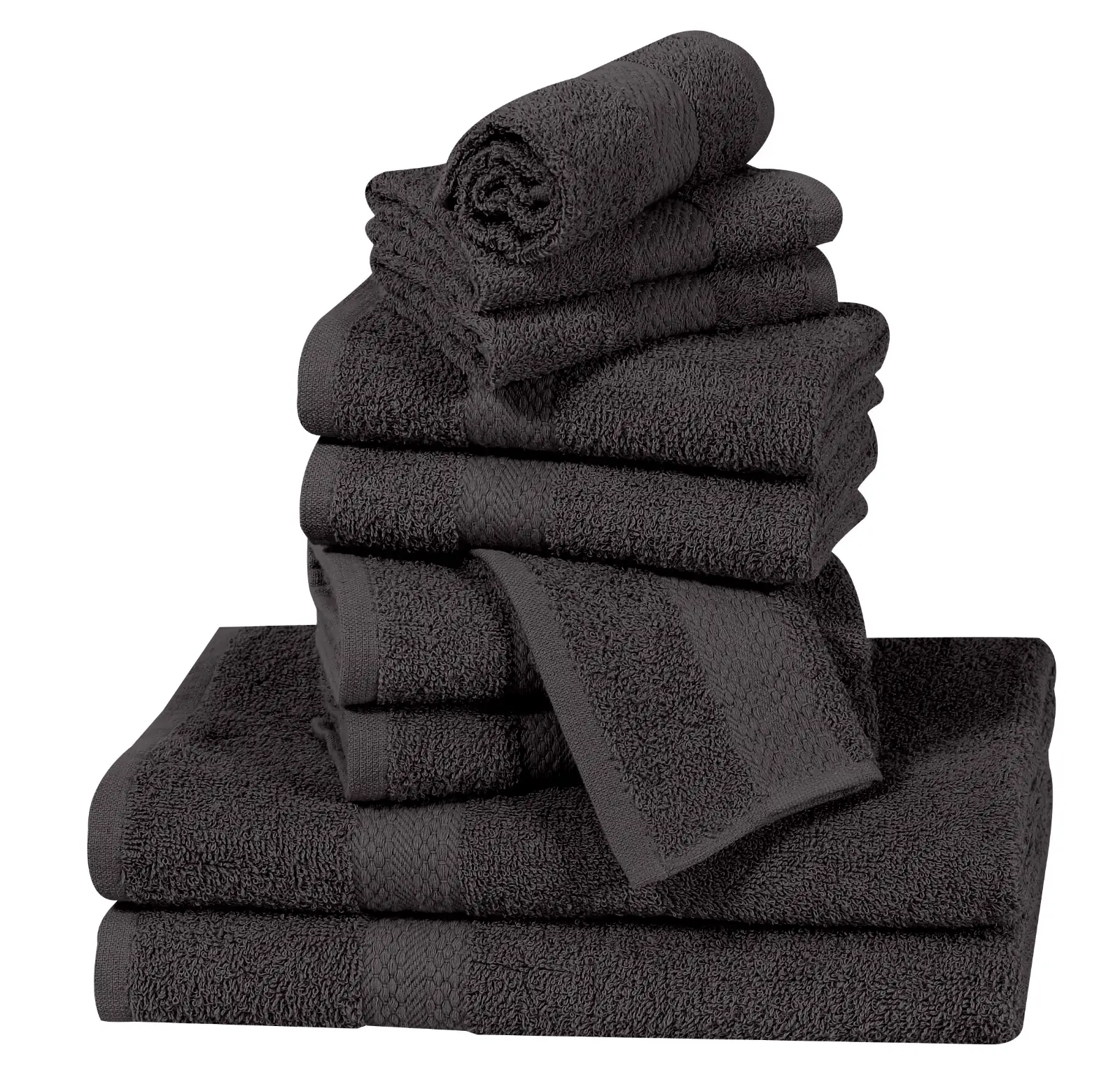 WhatsApp Image 2026-05-19 at 2.11.00 PM ZAS Textile Charcoal 10 Piece Towel Set – Contemporary Soft Bath Towels - Image 1